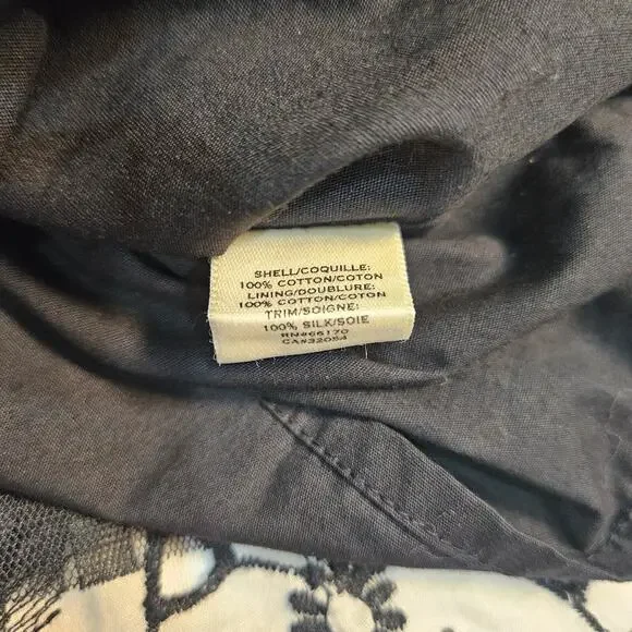 Anthropologie Moulinette Soeurs Overwhelmed Asters 3D Flower Eyelet Dress 8 - Picture 6 of 9